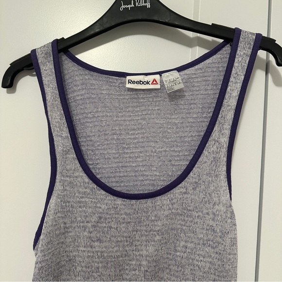 Reebok ‘Lets Do Hand Stands’ Purple Tank-top Size Medium Women’s - Picture 4 of 8